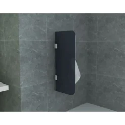 Aloni Urinoir Scheidingswand - Gehard Rookglas - 900x400x8 Mm