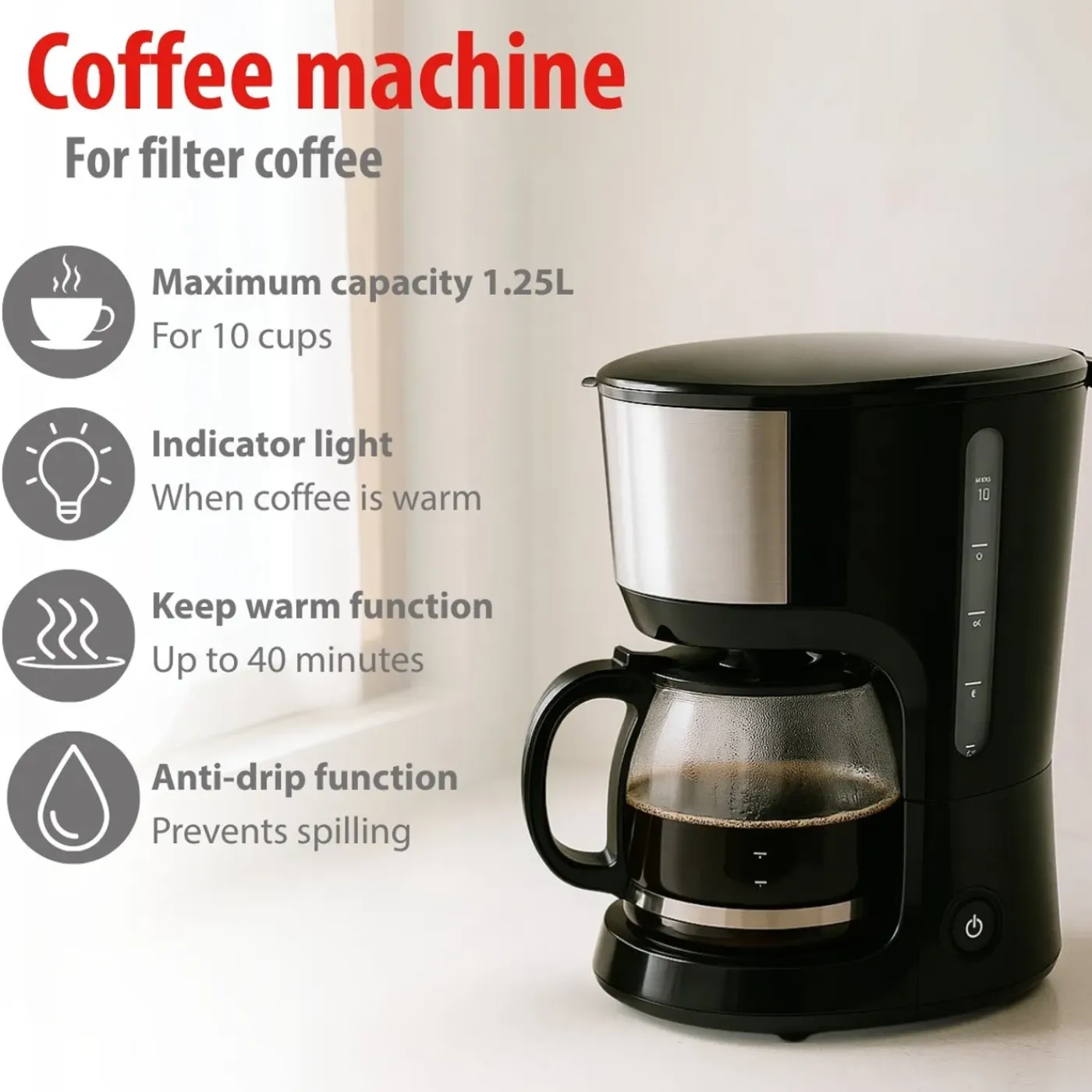 Alpina Koffiezetapparaat 750w
