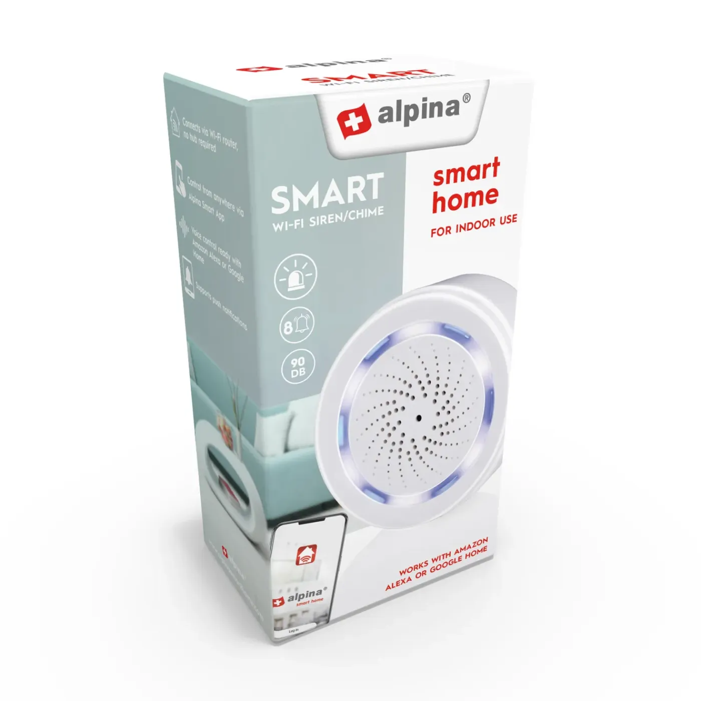 Alpina Slimme Sirene 90db