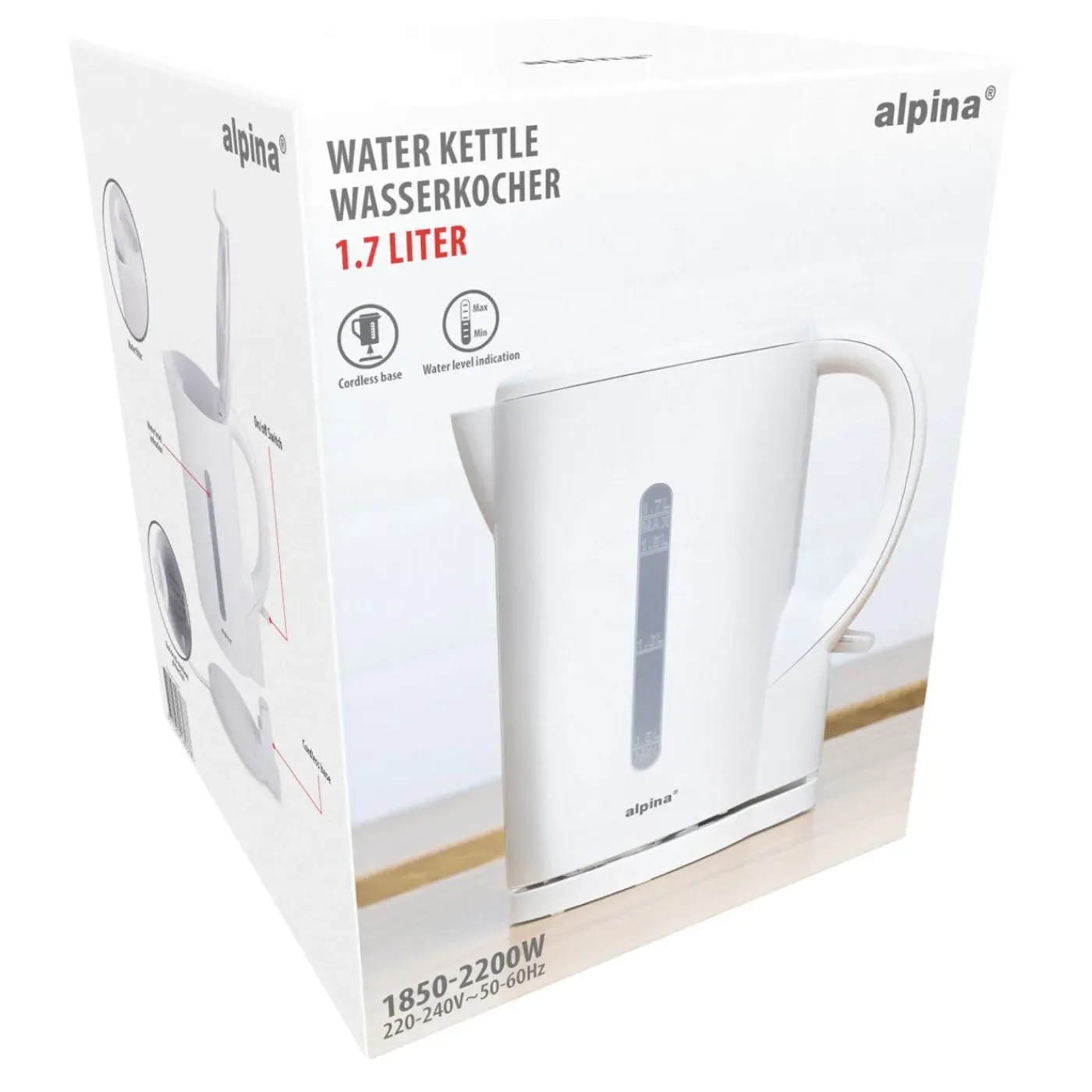 Alpina Waterkoker 1 -7l 2200w
