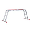 Altrex Vouwladder Varitrex Plus - 4 x 3 sporten - Werkhoogte 4.30m - met kunststof platform