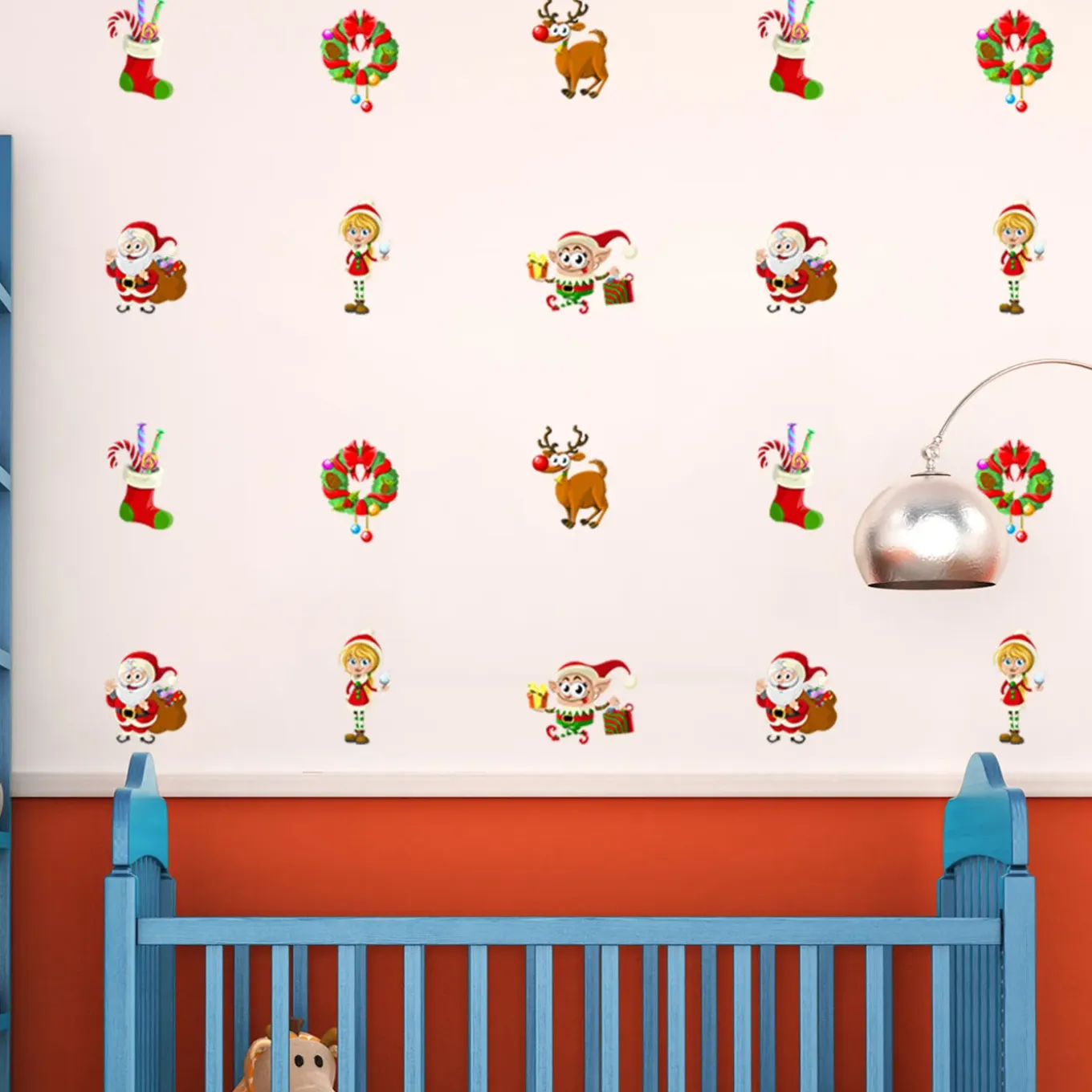 Ambiance Sticker - Muursticker - Kerststicker - Kerstverrassingen - Kerstverrassingen - 20x25cm