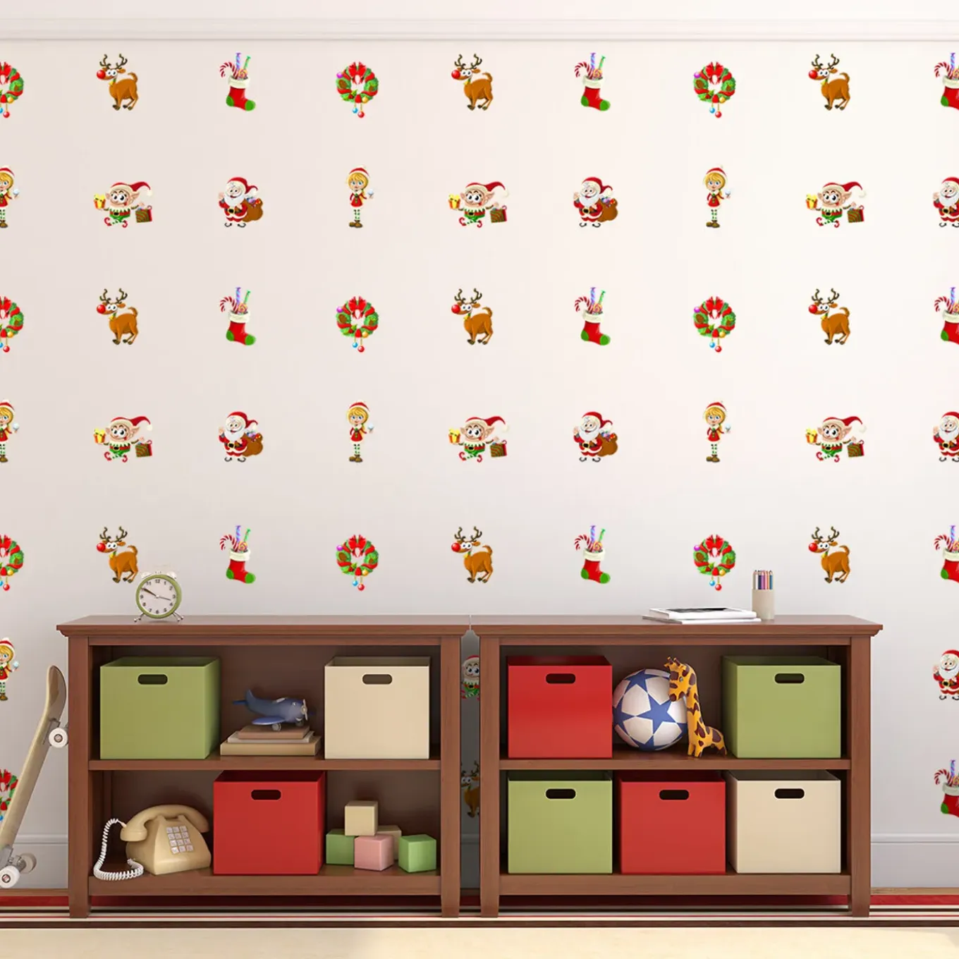 Ambiance Sticker - Muursticker - Kerststicker - Kerstverrassingen - Kerstverrassingen - 20x25cm