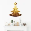 Ambiance Sticker - Muursticker - Origami Kerstboomsticker - 70x80cm