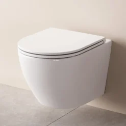 AM.PM Hangtoilet Like Wit - Aquaspin Randloos Toilet - Soft-close Toiletzitting