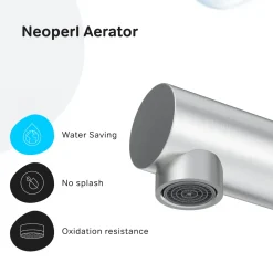 Am.pm - Keukenkraan Met Draaibare Uitloop - Func - Ecostart-functie - Satijn