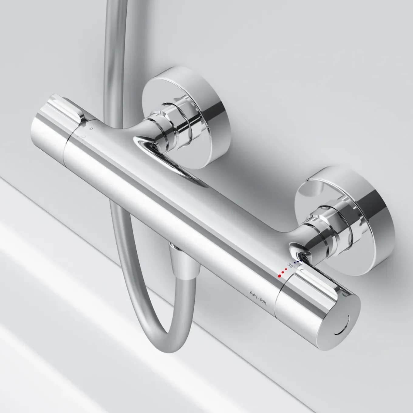 Am.pm Thermostatische Douchemengkraan Gem Chroom Messing