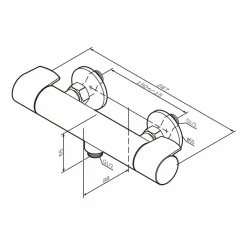 AM.PM Thermostatische Douchemengkraan X-joy Zwart Messing