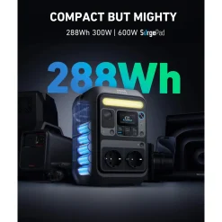 Anker Solix Powerstation C300X - 288Wh - 300W - LiFePO4