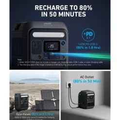Anker Solix Powerstation C300X - 288Wh - 300W - LiFePO4