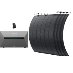 Anker Solix Solarbank 3 E2700 Pro Balkon Fotovoltaïsch Kit - Met BP2700 X2 En FS20 X4