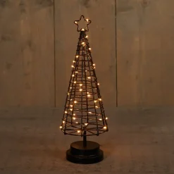 Anna's Collection Kerstverlichting Figuur - 3d Lichtboom - 36 Cm