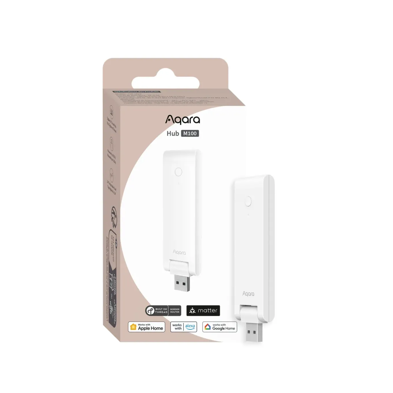 Aqara Smart Home Hub M100 - Zigbee 3,0 - Wi-Fi - Ingebouwde Speaker