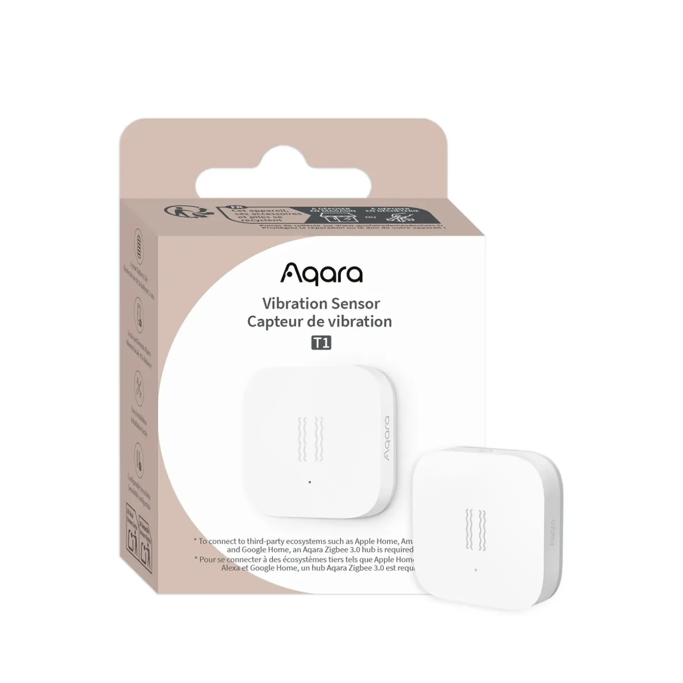 Aqara trillingssensor T1 - Zigbee - draadloos