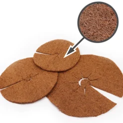 Aquagart Kokosmulchschijven 37cm 5 Stuks Kokosvezelmat Plantenbeschermingsmat
