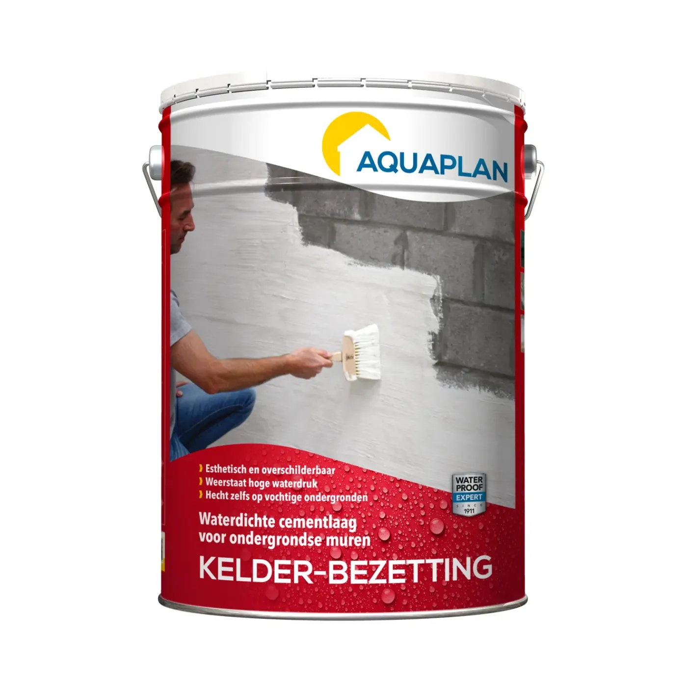Aquaplan kelder-bezetting wit 20kg