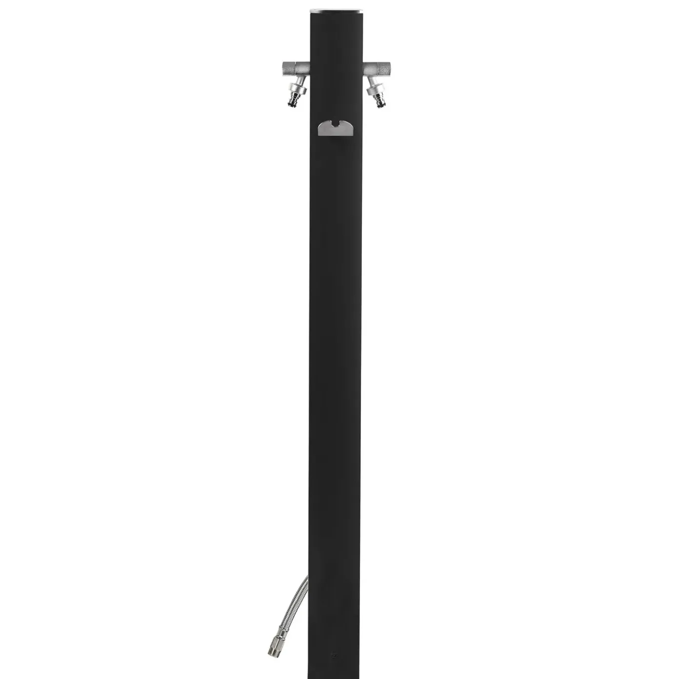 Aquapoint Totem Oval Metal Black 120cm - L 9cm