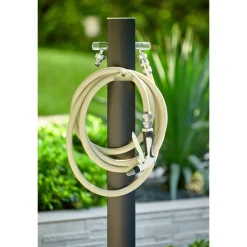Aquapoint Totem Oval Metal Black 120cm - L 9cm