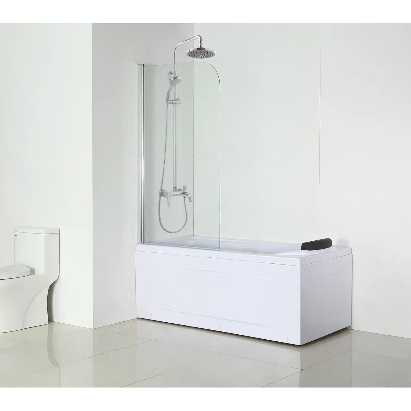 AquaVive – Praxis Eigen Merk AquaVive badwand Borneo 80x150cm chroom