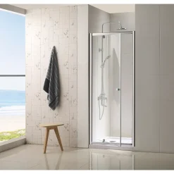 AquaVive - Douchedeur Zanzibar 90 x 190CM - Chroom Profiel - 5 mm Helder Glas