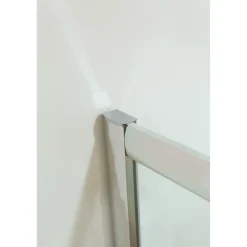 AquaVive - Douchedeur Zanzibar 90 x 190CM - Chroom Profiel - 5 mm Helder Glas