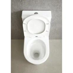 AquaVive – Praxis Eigen Merk Aquavive Duoblok toilet Esino met randloze toiletpot - wit