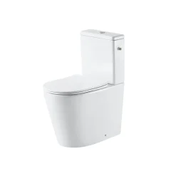 AquaVive – Praxis Eigen Merk Aquavive Duoblok toilet Esino met randloze toiletpot - wit