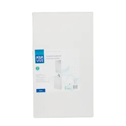 Aquavive Fonteinmeubelset Zena - Inclusief Wastafel en Spiegel - Softclose - Hoogglans Wit - 39,8x21,5x60cm