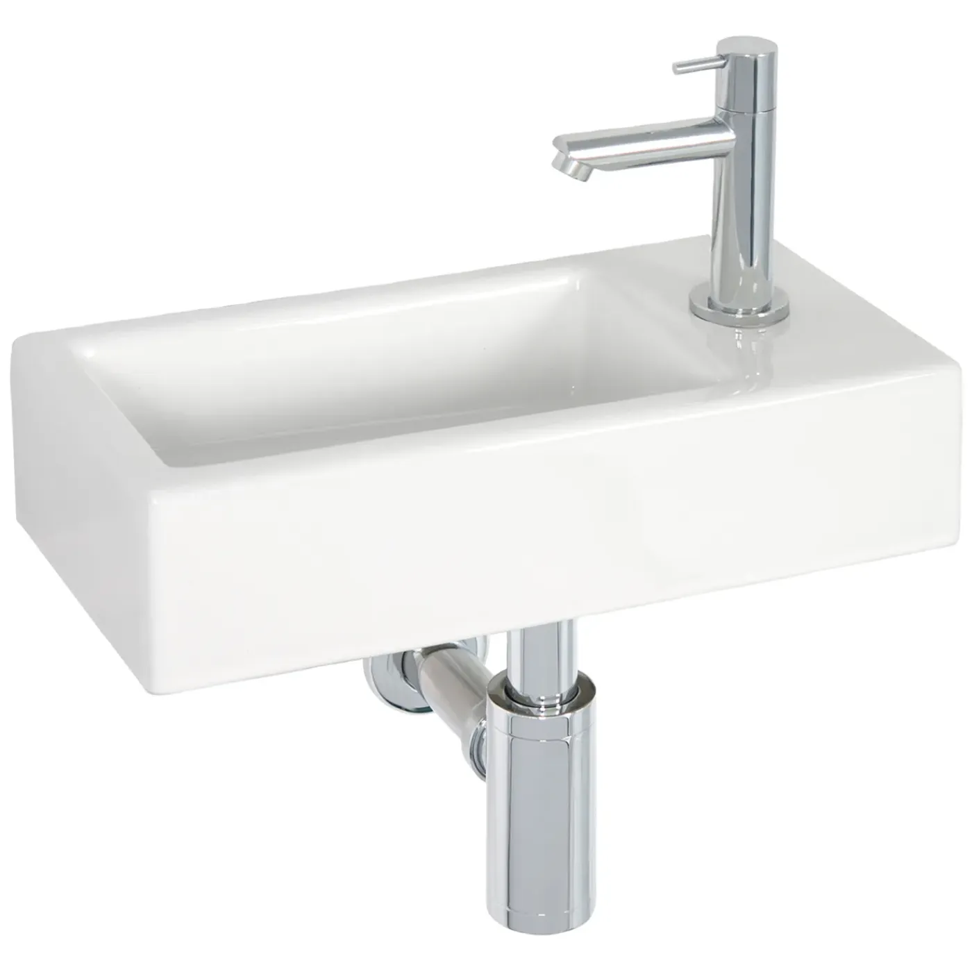 AquaVive – Praxis Eigen Merk Aquavive Fonteinset Somme - Keramiek - Wit - 20,5x40,5x22,5cm