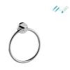 AquaVive handdoekring chroom 17,60x15,70x3,60cm