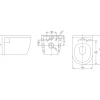 AquaVive hangtoilet Foglia wit | Soft-close & Quick release toiletzitting | Randloos toiletpot