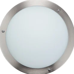 AquaVive – Praxis Eigen Merk AquaVive plafondlamp Oslo wit ⌀31cm E27