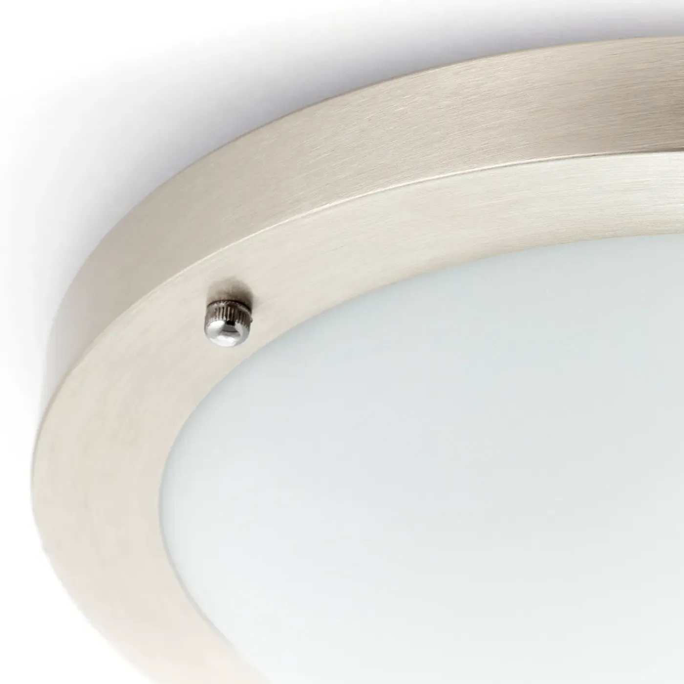 AquaVive – Praxis Eigen Merk AquaVive plafondlamp Oslo wit ⌀31cm E27