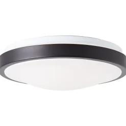 AquaVive – Praxis Eigen Merk AquaVive plafondlamp Oslo zwart ⌀31cm E27