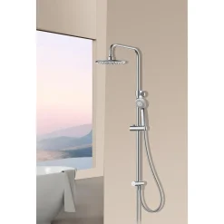 Aquavive Regendouche Junin - Zonder Kraan - Zilver - Rond - 3-straals