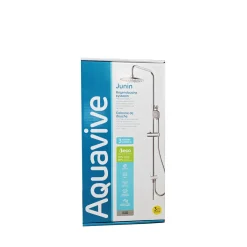 Aquavive Regendouche Junin - Zonder Kraan - Zilver - Rond - 3-straals