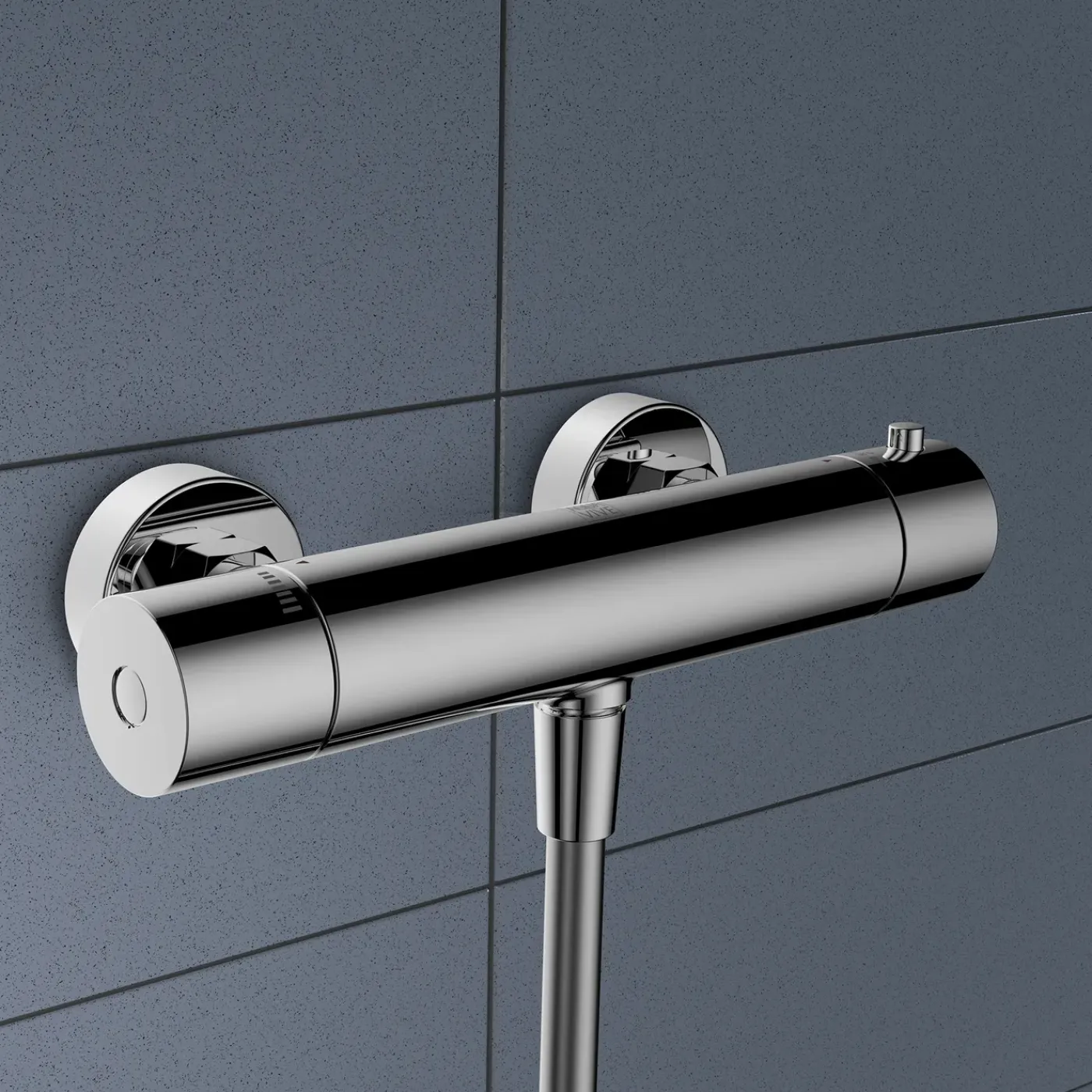 AquaVive – Praxis Eigen Merk Aquavive Thermostatische Douchekraan Junin - Chroom - 15 cm