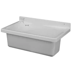 AquaVive uitgietbak Ardeche kunststof 43,5cm wit