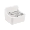 Aquavive Wasbak Spoelbak - Keramiek - Rechthoekig - Wit - 44x38x36cm