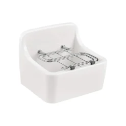 Aquavive Wasbak Spoelbak - Keramiek - Rechthoekig - Wit - 44x38x36cm