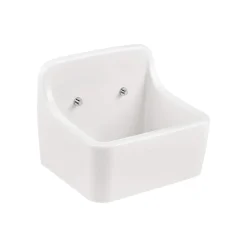 Aquavive Wasbak Spoelbak - Keramiek - Rechthoekig - Wit - 44x38x36cm