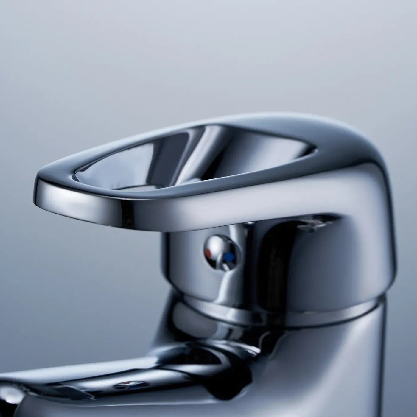 AquaVive – Praxis Eigen Merk AquaVive Wastafelmengkraan Grande - Lage uitloop - Keramisch - Chroom - 7,5cm