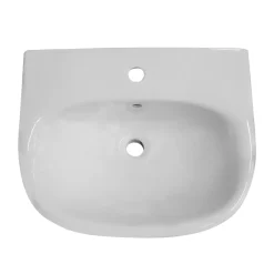 AquaVive – Praxis Eigen Merk AquaVive wastafel Serre keramiek 55x44cm wit