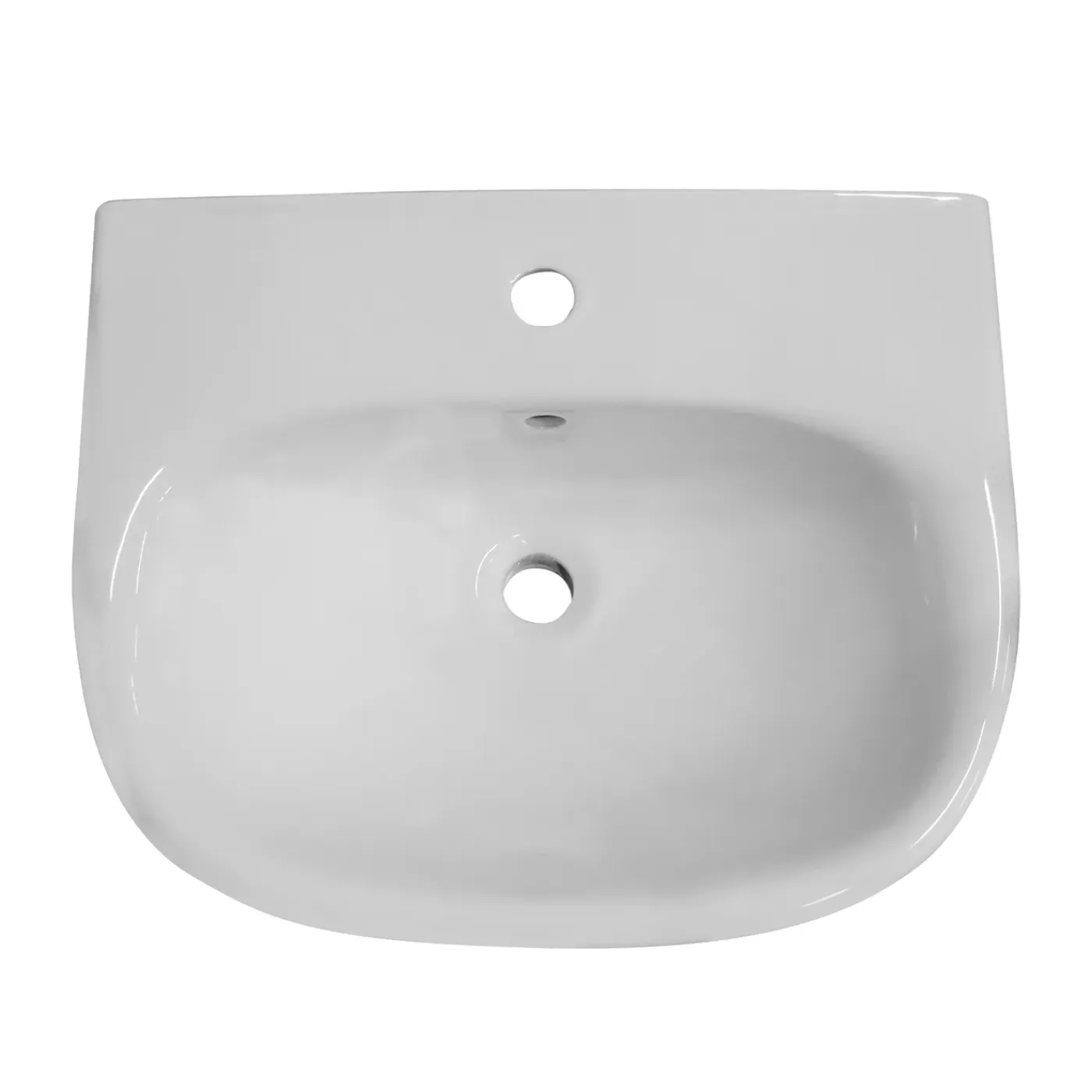 AquaVive – Praxis Eigen Merk AquaVive wastafel Serre keramiek 55x44cm wit