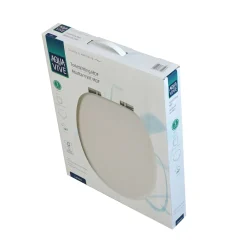 Aquavive WC-bril Cannes - MDF - Softclose - Verstelbaar - Wit