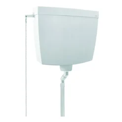 Aquavive WC stortbak Seille - Kunststof - Enkelknops 6L- 45x41x14,5cm