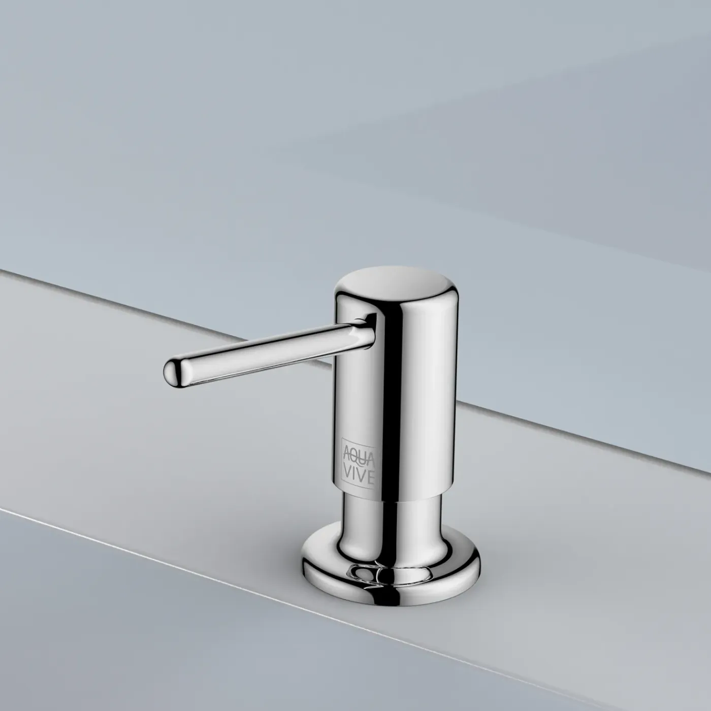 AquaVive – Praxis Eigen Merk AquaVive zeepdispenser chroom