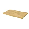 Aquazuro Wastafelblad Napoli - Houtcomposiet - Melamine - Scandinavische Eik - 90x48cm