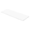 Aquazuro Wastafelblad Napoli - Hout - Gelakt - Wit - 180x48cm