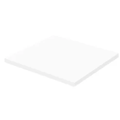 AquaVive – Praxis Eigen Merk Aquazuro Wastafelblad Napoli - Hout - Gelakt - Wit - 60x48cm
